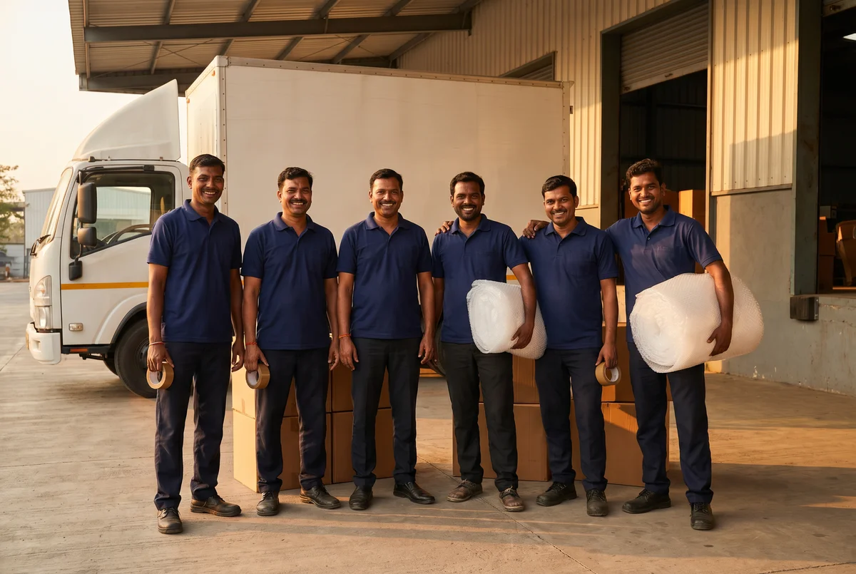 Our team at work